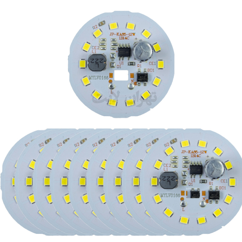 چیپ 15 وات برق مستقیم مدل MYLV0166 نور مهتابی بسته 10 عددی